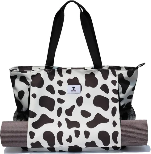 Miniatura 18 de Bolsa para esterilla de yoga ESVAN, bolsa de mano para yoga, bandolera para esterilla de yoga, bolsa de transporte para oficina, yoga, pilates, Aa