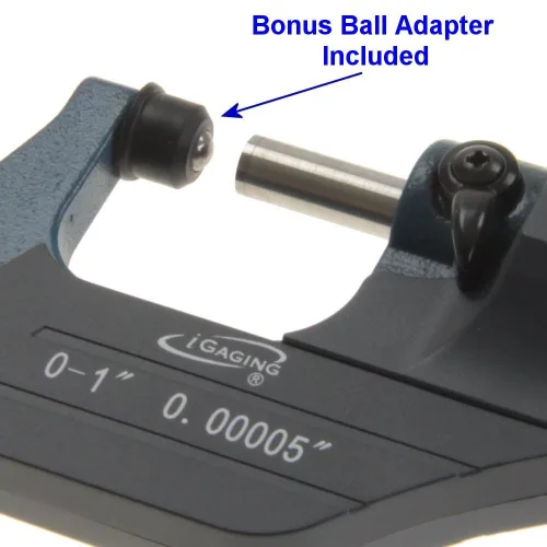 Miniatura 3 de iGaging Micrómetro Digital con Salida de Datos 2-3"/0.00005"/0.001mm