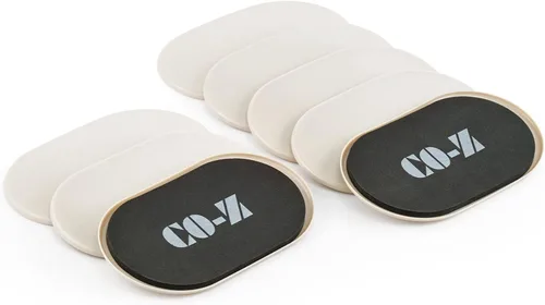Miniatura 10 de CO-Z Deslizadores grandes para muebles, paquete de 4, deslizadores ovalados reutilizables de 6 x 9 1/2 pulgadas para alfombras, deslizadores