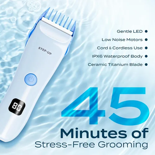 Miniatura 4 de Calming Clipper, Kit de corte de pelo silencioso para niños con autismo y sensibilidad sensorial, diestros