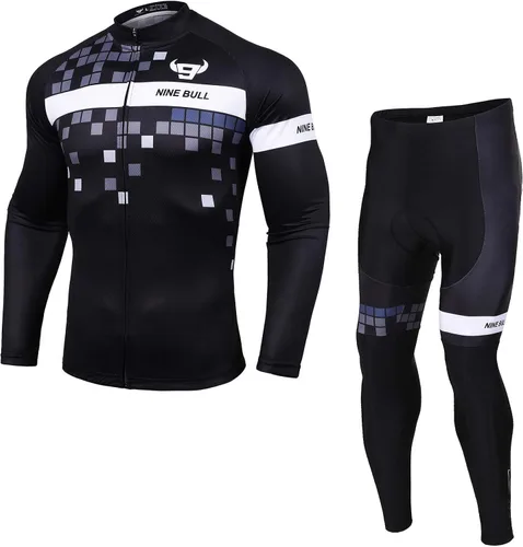 Conjunto de camiseta de ciclismo para hombre, camiseta reflectante de secado rápido y pantalones cortos de ciclismo acolchados 3D, M