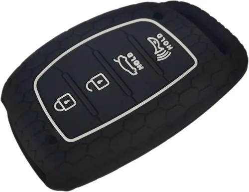 Miniatura 5 de Funda de silicona para llavero con control remoto sin llave, compatible con Hyundai Elantra Elantra GT Ioniq Sonata Tucson 2016-2021