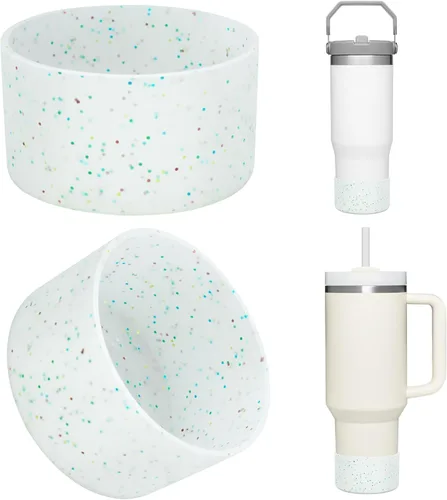 Miniatura 26 de Airboat - Paquete de 2 bases protectoras de silicona para vasos Stanley Quencher Adventure de 40 oz, 30 oz y IceFlow de 20 oz y 30 oz, base inferior