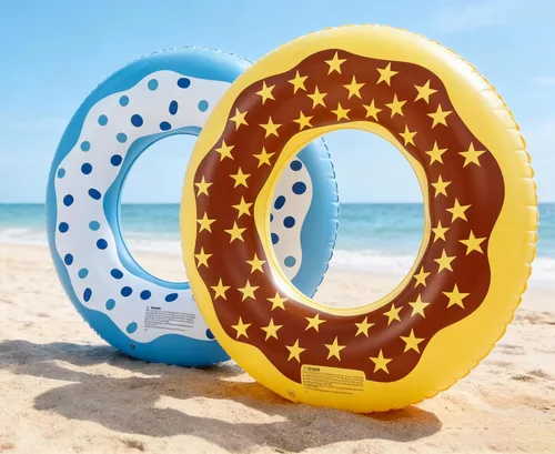 Miniatura 8 de Luau - Flotadores de piscina hawaianos - Tubos inflables para adultos, tubo inflable para piscina, anillo de natación para decoración de fiesta