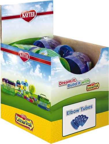 Miniatura 6 de Kaytee CritterTrail Fun-nel - Tubos cruzados de 4 vías para hábitat para animales pequeños