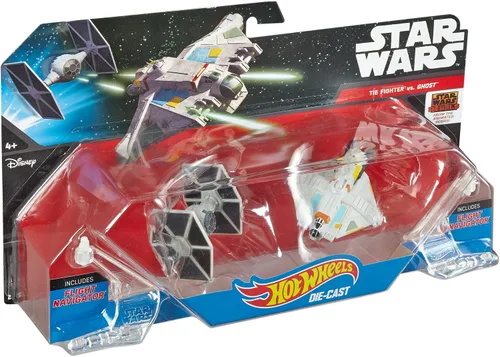 Miniatura 4 de Hot Wheels Star Wars Rebels Ghost vs. Tie Fighter Starships (paquete de 2)