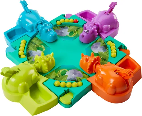 Miniatura 8 de Hasbro Gaming Hungry Hungry Hippos Dino Edition Juego de Mesa, Juego Preescolar para Edades de 4 Años en Adelante; para 2 a 4 Jugadores
