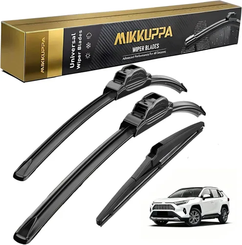 Miniatura 36 de MIKKUPPA Juego de 3 limpiaparabrisas de 22+21+12 pulgadas - Reemplazo para Dodge Durango 2011-2023, Jeep Grand Cherokee 2011-2013 - Limpiaparabrisas