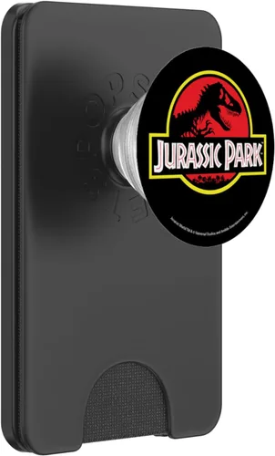 Miniatura 7 de Jurassic Park PopSockets PopGrip estándar con logotipo original clásico