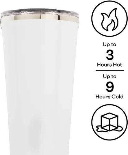 Miniatura 2 de Corkcicle Vaso térmico clásico – Vaso de acero inoxidable con tapa, triple aislamiento para bebidas calientes y frías, tapa inastillable, apto