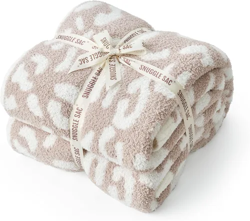 Miniatura 23 de Snuggle Sac - Manta a cuadros, manta roja para sofá, manta de microfibra de franela buffalo a cuadros, mullida, cálida, acogedora, suave, manta