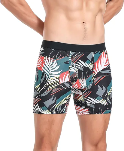 Miniatura 3 de Xaanelr Calzoncillos tipo bóxer para hombre, de viscosa de bambú, suave, cómodo, paquete múltiple
