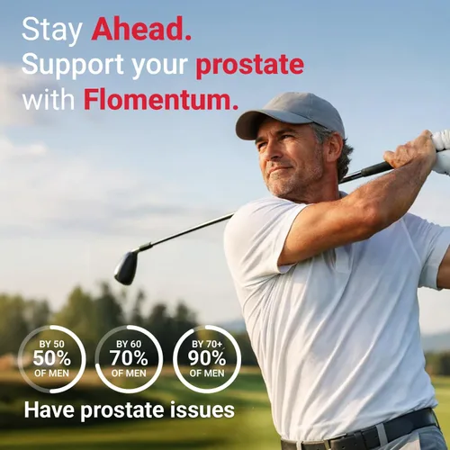 Miniatura 4 de Flomentum® Saw Palmetto para hombres Suplemento de próstata Suplemento de apoyo de próstata para la salud masculina Verificado por USP - Flujo