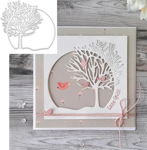 Miniatura 14 de Troqueles de álbum de recortes para hacer tarjetas, troqueles de corte de metal para Navidad, plantilla de perforación para manualidades de papel