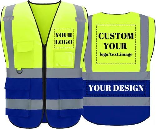 Miniatura 12 de BeautyWill Chaleco de seguridad personalizado con logotipo Clase 2 Chaleco reflectante de alta visibilidad Chaleco de trabajo protector