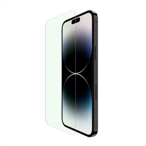 Miniatura 8 de Belkin ScreenForce - Protector de pantalla de privacidad de vidrio templado para iPhone 14 Pro, superficie tratada con revestimiento antihuellas