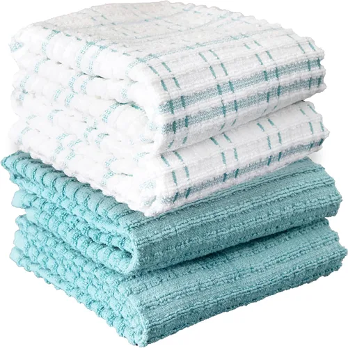 Miniatura 34 de Ritz Royale Collection - Juego de paños de cocina de 100 % algodón peinado, altamente absorbente, 13-3/4 x 12 pulgadas, 3 unidades, grafito sólido