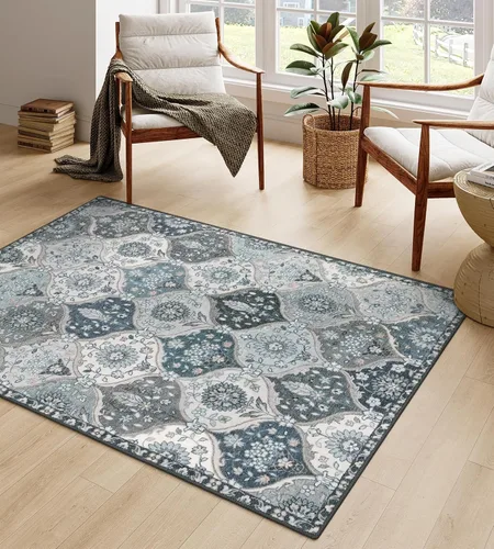 Miniatura 72 de Lahome - Alfombra de marroquí tejida, alfombra para cocina, pasillo, antideslizante, pasillo para entrada, pasillo de lavadero, dormitorio, 274 x