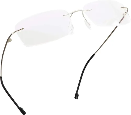 Miniatura 9 de LifeArt - Gafas con bloqueo de luz azul, anteojos de lectura para computadora, gafas sin montura marrón (04_858_brown)
