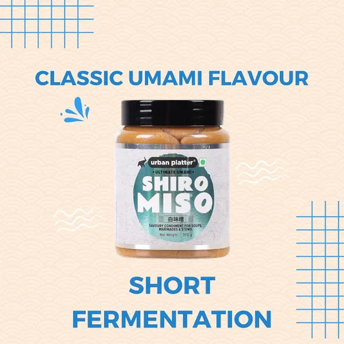 Miniatura 5 de Urban Platter Pasta Shiro Miso 10.58 oz (300g) Miso blanco japonés Soja fermentada Sabor suave, dulce y Umami Perfecto para sopas, ramen