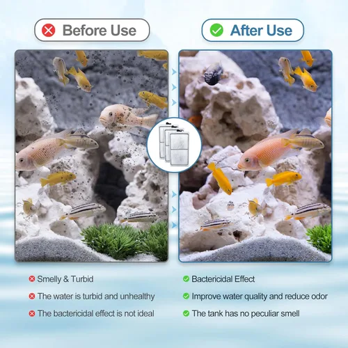 Miniatura 6 de Paquete de 8 cartuchos de filtro PF-S compatibles con filtros de alimentación Silenstream PF10, cartucho de carbón de acuario de reemplazo