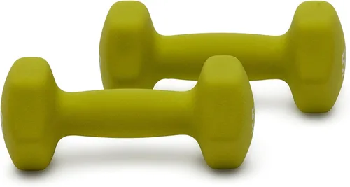 Miniatura 19 de Amazon Basics - Mancuerna de entrenamiento de fácil agarre, con revestimiento de neopreno, disponibles en varios juegos y pesos