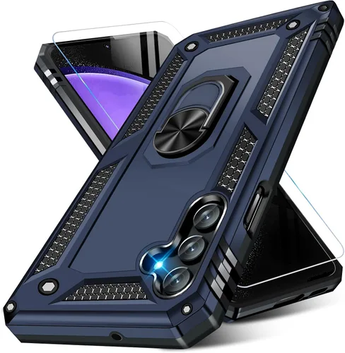 Miniatura 34 de Vaki Funda para Samsung Galaxy S22 5G con protector de pantalla integrado de grado militar, cubierta dura y resistente, funda resistente para Galaxy