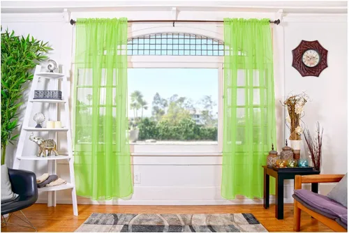 Miniatura 11 de All American Collection - cortinas Doli transparentes, 2 unidades Blanco
