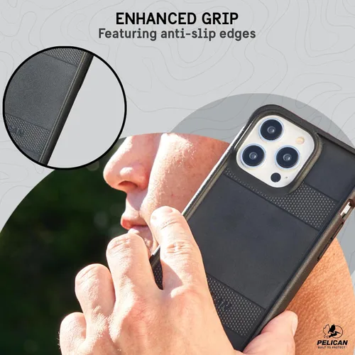 Miniatura 4 de Pelican Protector Series - Funda para iPhone 15 Pro de 6.1 pulgadas [compatible con MagSafe], funda magnética para teléfono con tecnología negro