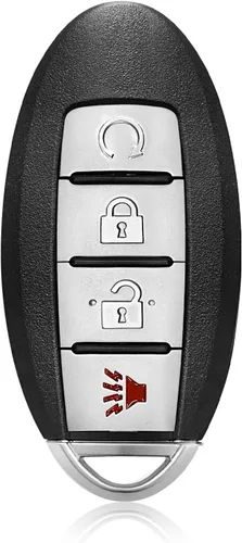 Reemplazo para 2017 2018 Nissan Rogue Key Fob Control remoto KR5S180144106 4 Botones 433MHz Negro