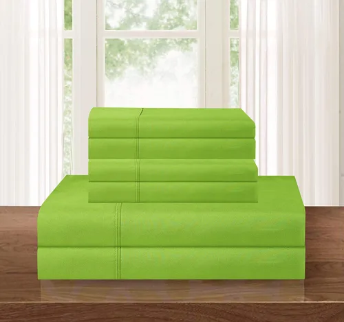 Miniatura 56 de Elegant Comfort - Juego de ropa de cama resistente a arrugas y decoloración más acogedor, sábana bajera elástica en todo el contorno, bolsillo