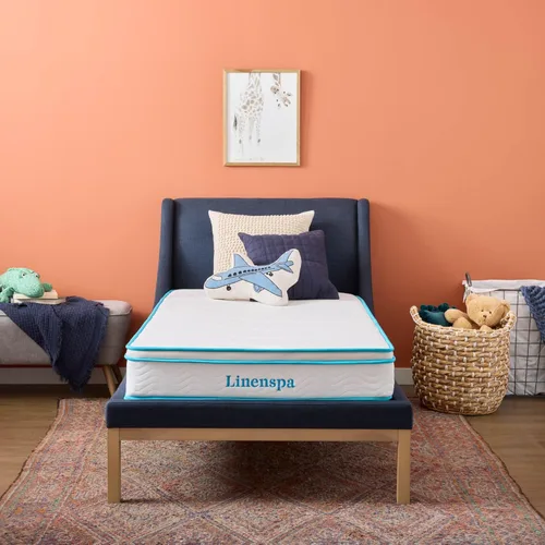 Miniatura 17 de Linenspa Colchón de espuma viscoelástica con infusión de gel de 5 pulgadas, tamaño completo, firme, cama de perfil bajo, colchón en una caja, cama