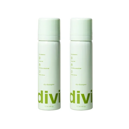 Miniatura 7 de Divi Dry Shampoo Duo – Incluye champú seco de tamaño completo y tamaño de viaje – Refresca instantáneamente el cabello, absorbe el aceite y añade