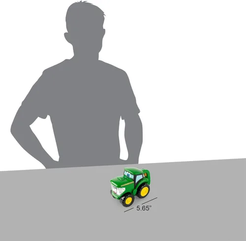 Miniatura 4 de TOMY John Deere Johnny Tractor - Linterna de Juguete 2 en 1 para Niños y Tractor de Juguete con Ruedas de Rodamiento Libre - Juguetes con Licencia