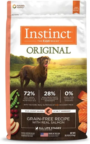 Miniatura 13 de Instinct Alimento Seco Original para Perros, Croquetas con Recubrimiento Crudo, Alto en Proteína, Receta Sin Granos - Conejo Real, Bolsa de 20 lb