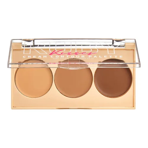 Miniatura 2 de Ruby Kisses Paleta de contornos 3 en 1 para contornos 3 en 1, ocultar, resaltar todo en uno, paleta de contorno de crema de larga duración, fácil