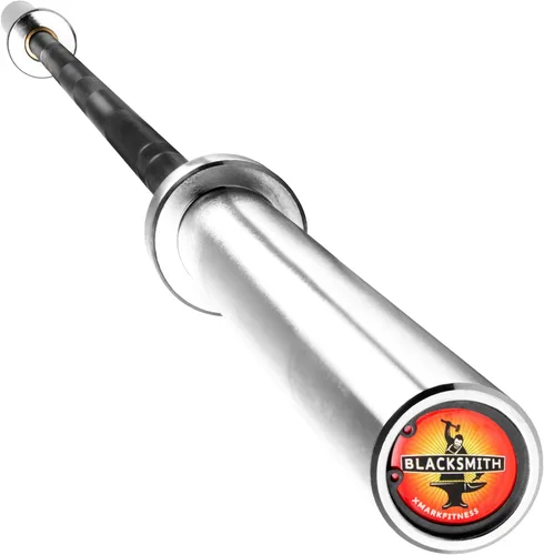 Miniatura 16 de XMARK TEXAS STAR - Juego de pesas olímpicas con revestimiento de goma con barra de pesas XMARK BLACKSMITH, juego de pesas para pesas, pesas 11)