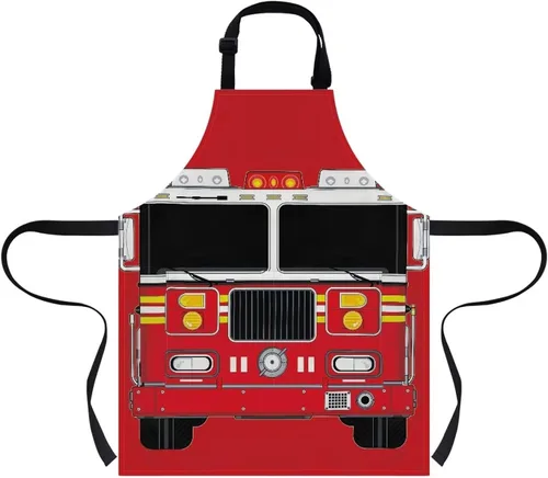 Miniatura 17 de doginthehole Delantal para niños con bolsillo para niños y niñas, delantales de chef ajustables con 2 bolsillos para cocinar, pintar