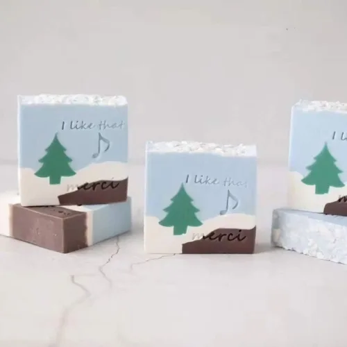 Miniatura 6 de Molde de silicona de tubo largo para árbol de Navidad 3D, columna de árbol de pino, molde de caramelo de chocolate, molde de vela hecho a mano