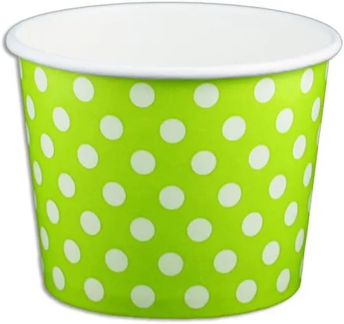 Miniatura 3 de Vasos de papel de yogur de 12 onzas, 1000 unidades (sólido-naranja)