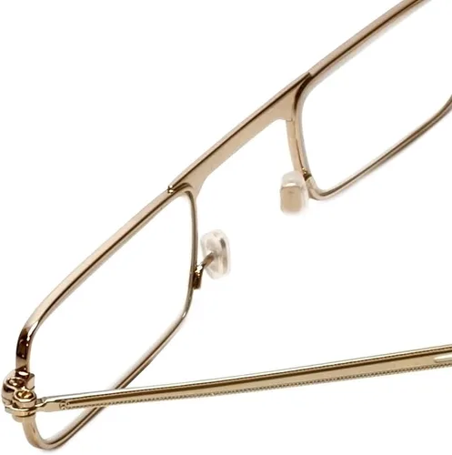 Miniatura 2 de Calabria Gafas de lectura de metal delgado de diseño plano de pliegue rápido para hombre, con aumento de bolsillo, anteojos compactos, portátiles