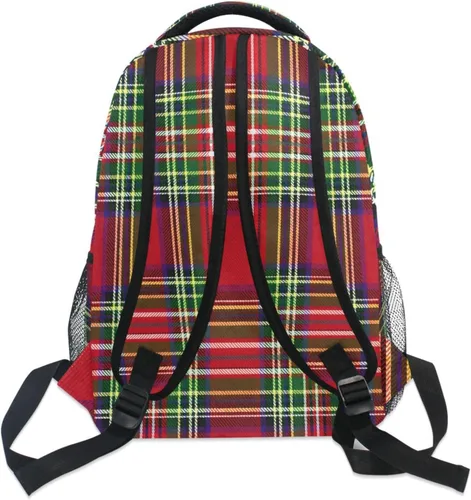 Miniatura 4 de JIPONI Mochila para mujeres y hombres, mochila escolar para estudiantes, mochila de viaje para computadora portátil, mochila Daypack-F, Navidad