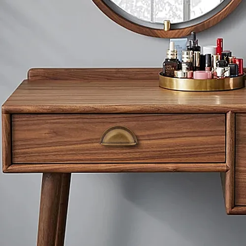 Miniatura 2 de HARPOON Paquete de 10 tiradores para cajones de tazas de latón antiguo, tiradores de gabinete de cocina de 3 pulgadas y 2.992 in