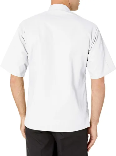 Miniatura 2 de Uncommon Threads South Beach Chef Abrigo Manga Corta, Blanco