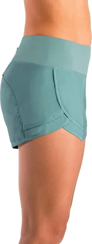 Miniatura 3 de Pantalones cortos ligeros para correr con forro de malla WOD de 3 pulgadas para mujer con bolsillo para teléfono, 0