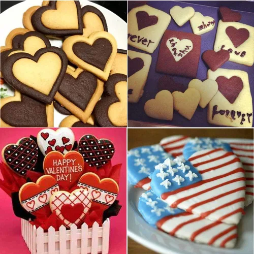 Miniatura 4 de BakingWorld Juego de 9 cortadores de galletas de acero inoxidable con forma de corazón, para pasteles, galletas