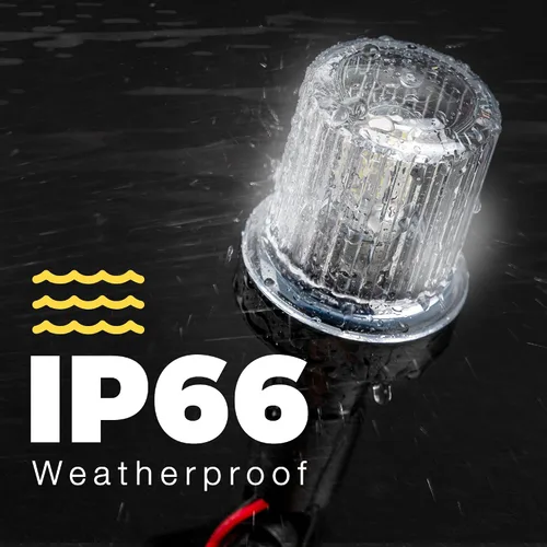 Miniatura 5 de EVERBEAM Luz de anclaje ajustable de acero inoxidable P600 para barcos de pesca y embarcaciones marítimas - Proporciona visibilidad de 360 grados