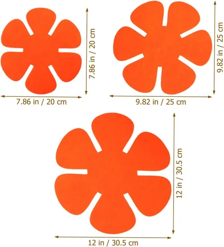 Miniatura 2 de UPKOCH Juego de 12 protectores de fieltro para ollas y sartenes con base antideslizante, salvamanteles de cocina resistentes al calor y separadores