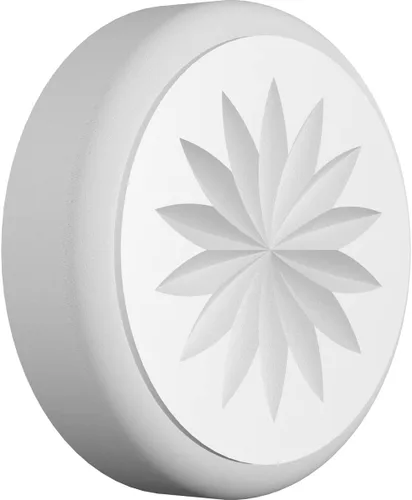 Miniatura 13 de Ekena Millwork ROSP050X050X100GRY11 Roseta estándar con borde redondeado, 5 pulgadas de ancho x 5 pulgadas de alto x 1 pulgadas de alto, PVC