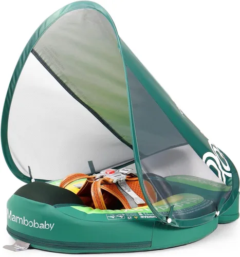 Upgread Mambobaby Float 2026 con toldo de protección solar UPF 50+, gran flotabilidad no inflable, flotador sólido para piscina para bebés de 3 a 24